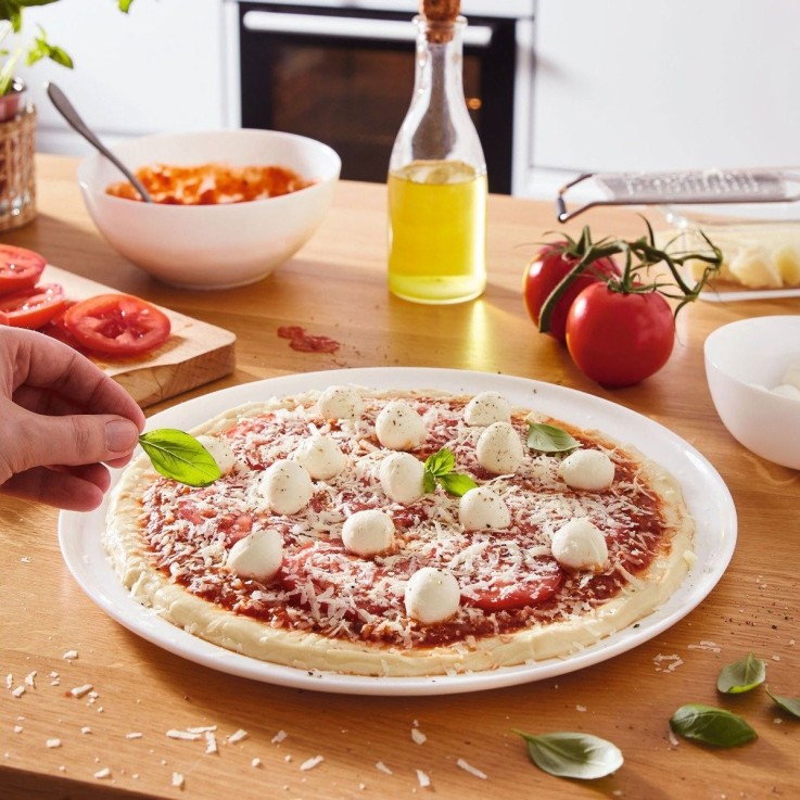 6 assiettes à Pizza 32cm -SMART CUISINE CARINE
