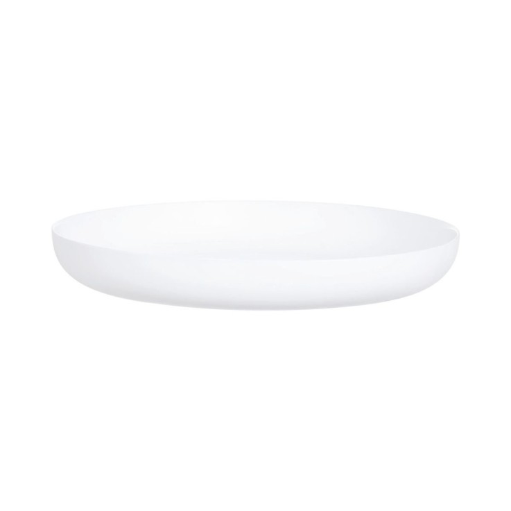 6 assiettes creuses blanches 25cm -FRIEND'S TIME