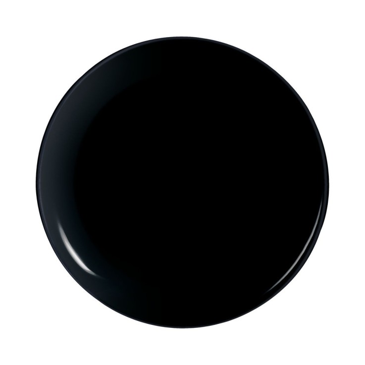 6 assiettes à pizza noires 32 cm -FRIEND'S TIME