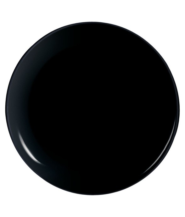 6 assiettes à pizza noires...