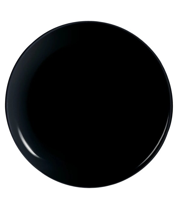 6 assiettes à pizza noires...