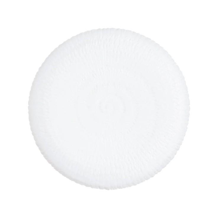 6 assiettes plates blanches 26cm -AMMONITE