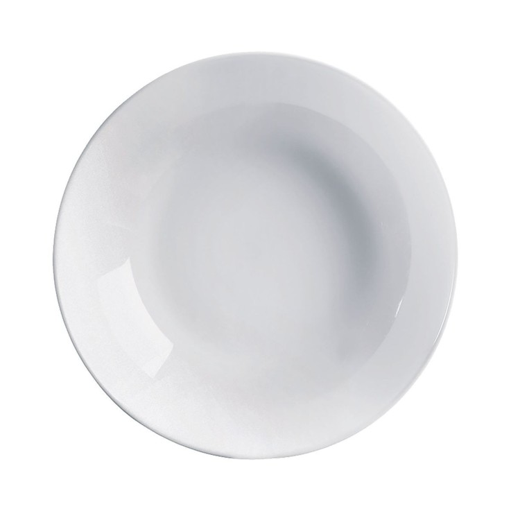 6 assiettes creuses grises 20cm -DIWALI