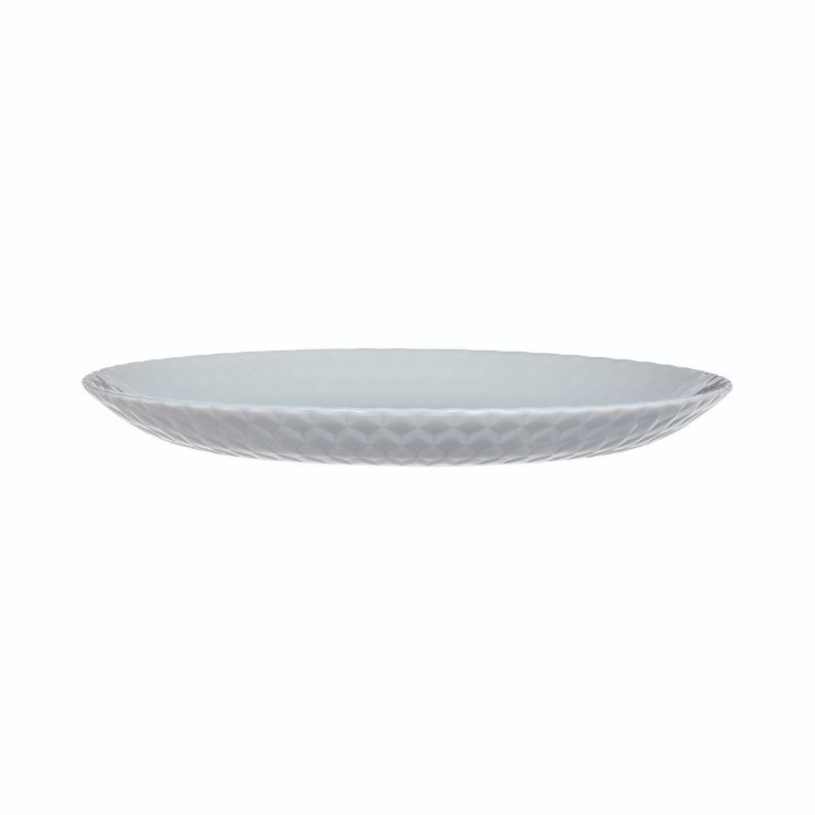6 assiettes à dessert grises 19 cm -PAMPILLE