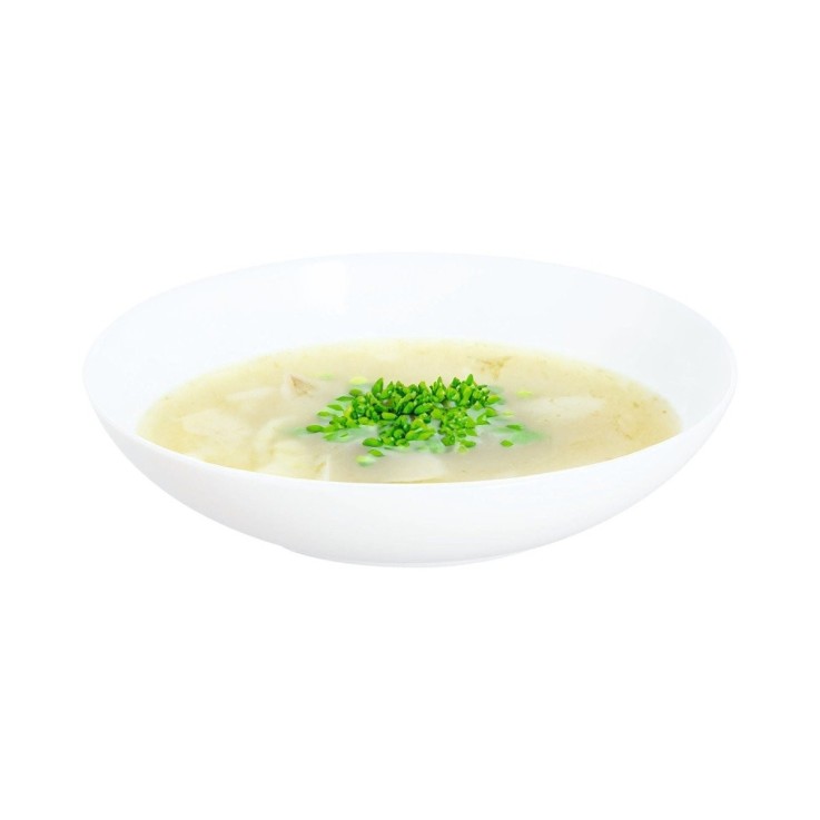 6 assiettes creuses blanches 20 cm -APY