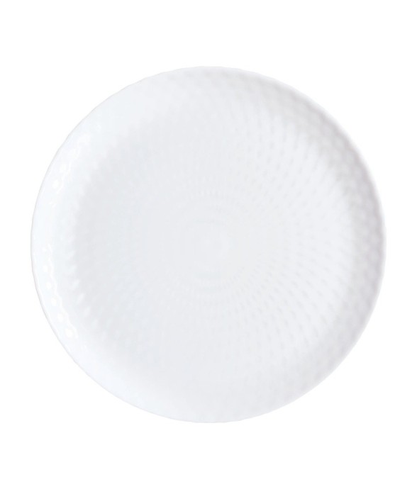 6 assiettes plates blanches...