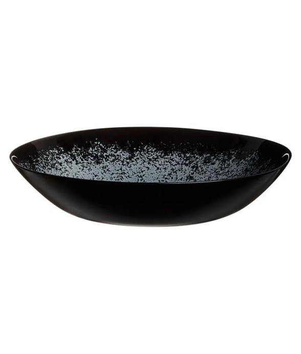 6 assiettes creuses noires...