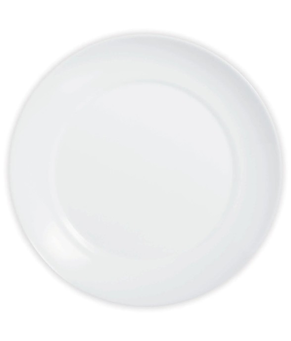6 assiettes plates blanches...