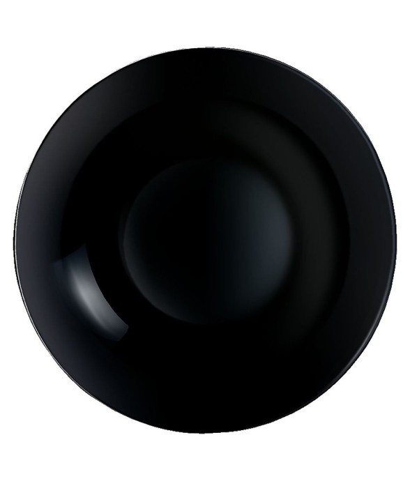 6 assiettes creuses noires...