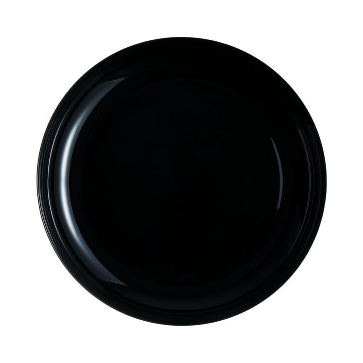 6 assiettes creuses 25cm noires-FRIEND'S TIME
