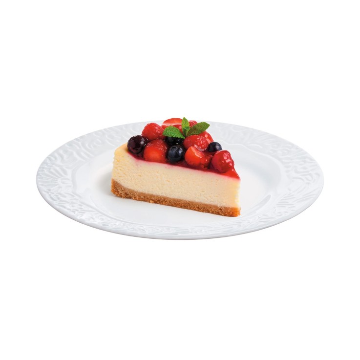 6 assiettes à dessert blanches 19 cm -DANBURY
