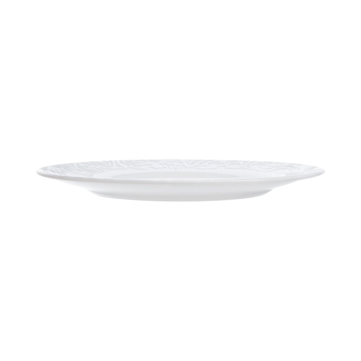 6 assiettes à dessert blanches 19 cm -DANBURY