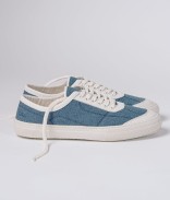 Bleu/beige