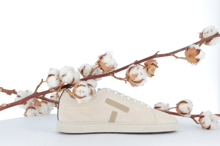 Baskets basses Kelwood en Matière recyclée Blanc/Off-White