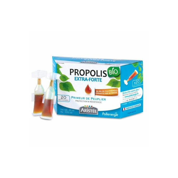 Propolis bio extra forte de Peuplier Aristée - 20 actidoses