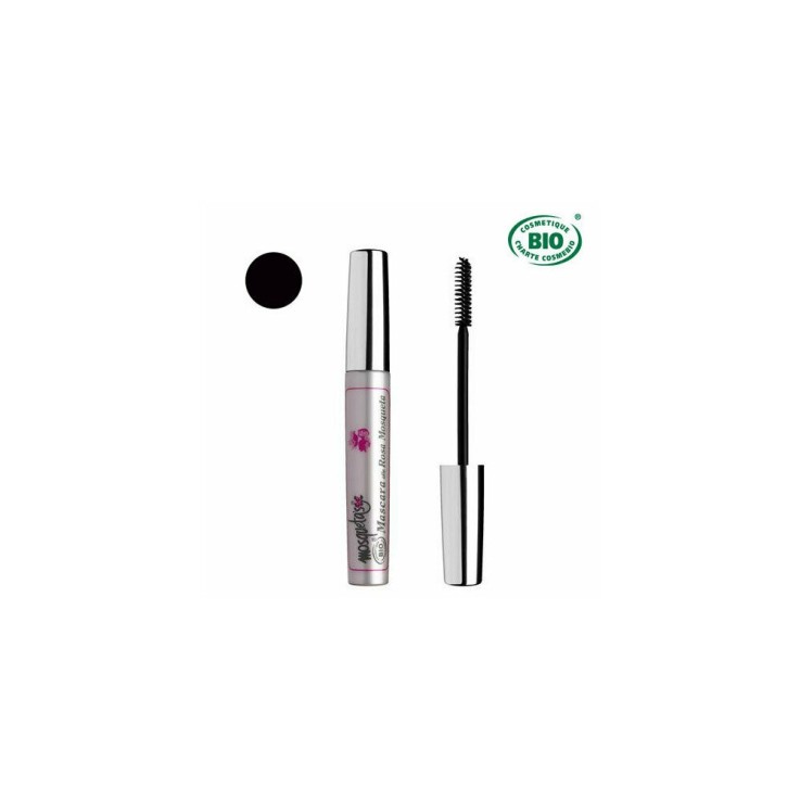 Mascara Bio Noir à la rose musquée 8ml