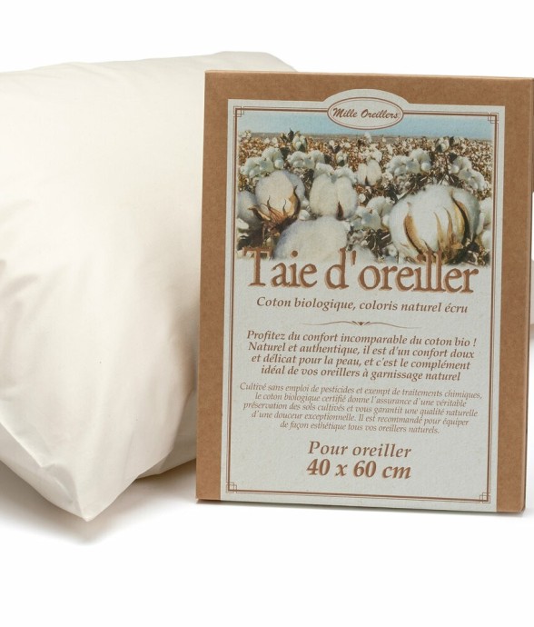 Taie d'Oreiller en coton...