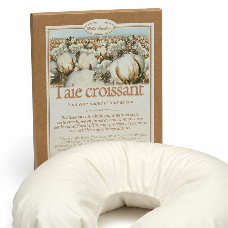 Taie Forme Croissant en coton bio