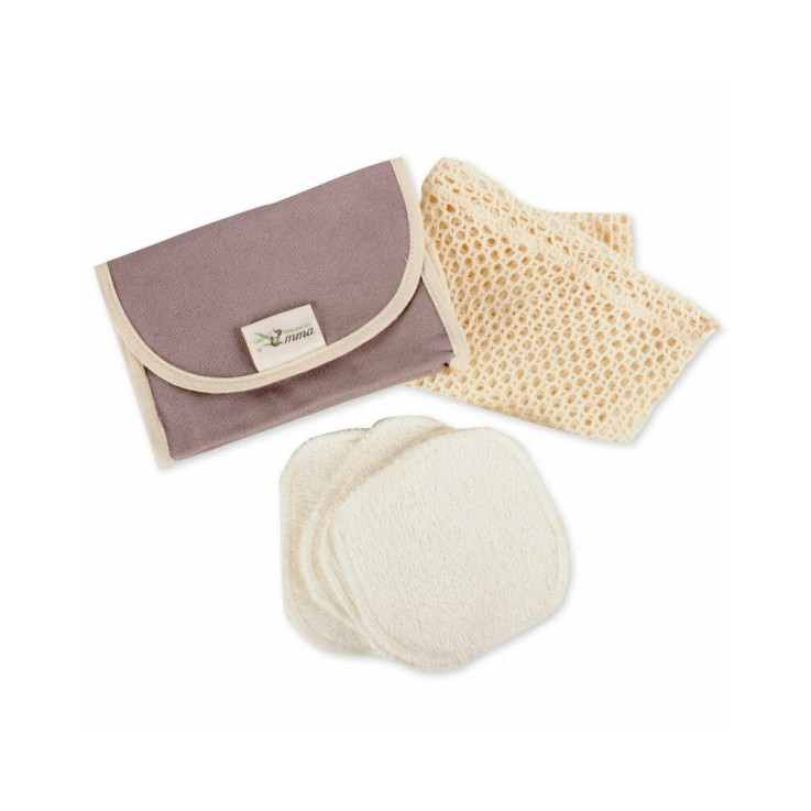 Kit Eco Belle Nomade Eucalyptus - 4 carrés lavables