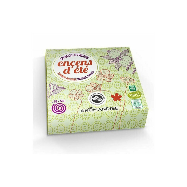 Spirales Encens d'été anti-moustiques - 10 spirales