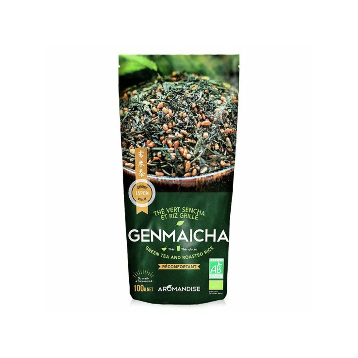 Genmaicha bio - Thé vert Sencha et Riz grillé 100g