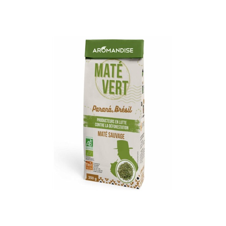 Maté Vert Sauvage bio du Brésil - Sachet 350g
