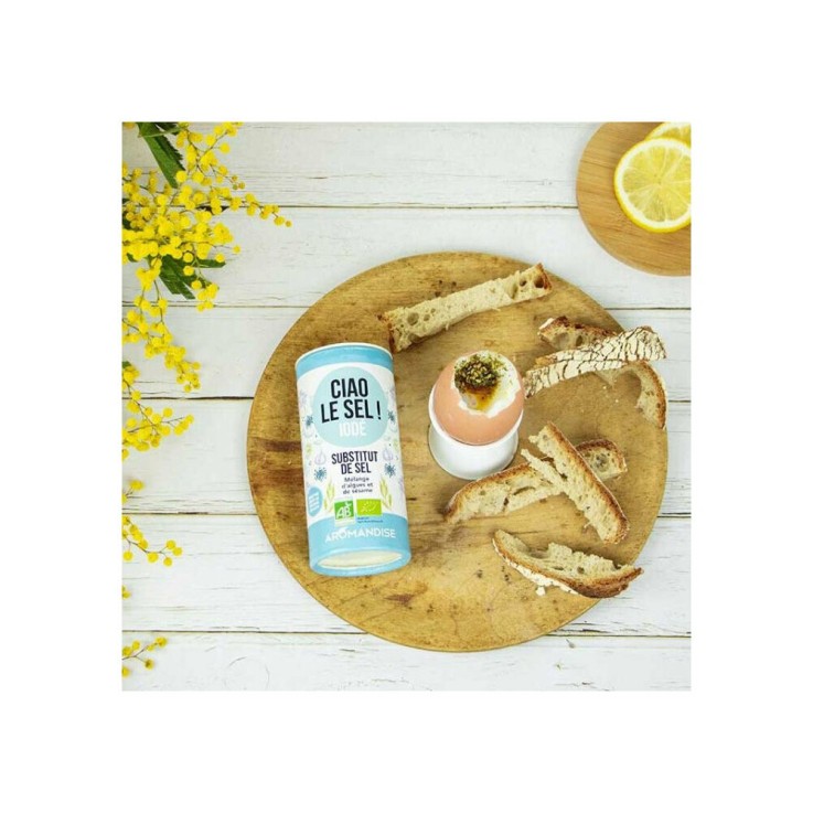 Ciao le Sel Iodé - Substitut de Sel bio 70g