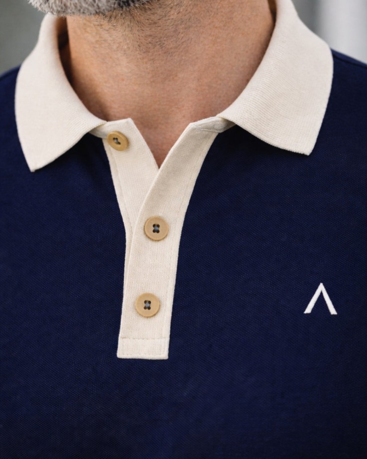 Polo Raymond Coton Bio Bleu