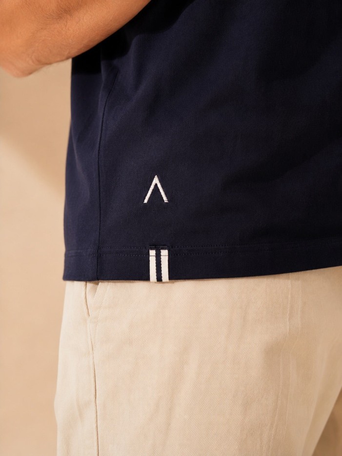 Tee-shirt Albert Coton Bio Bleu