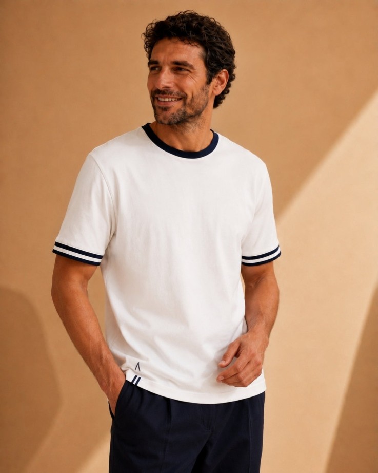 Tee-shirt Albert Coton Bio Crème