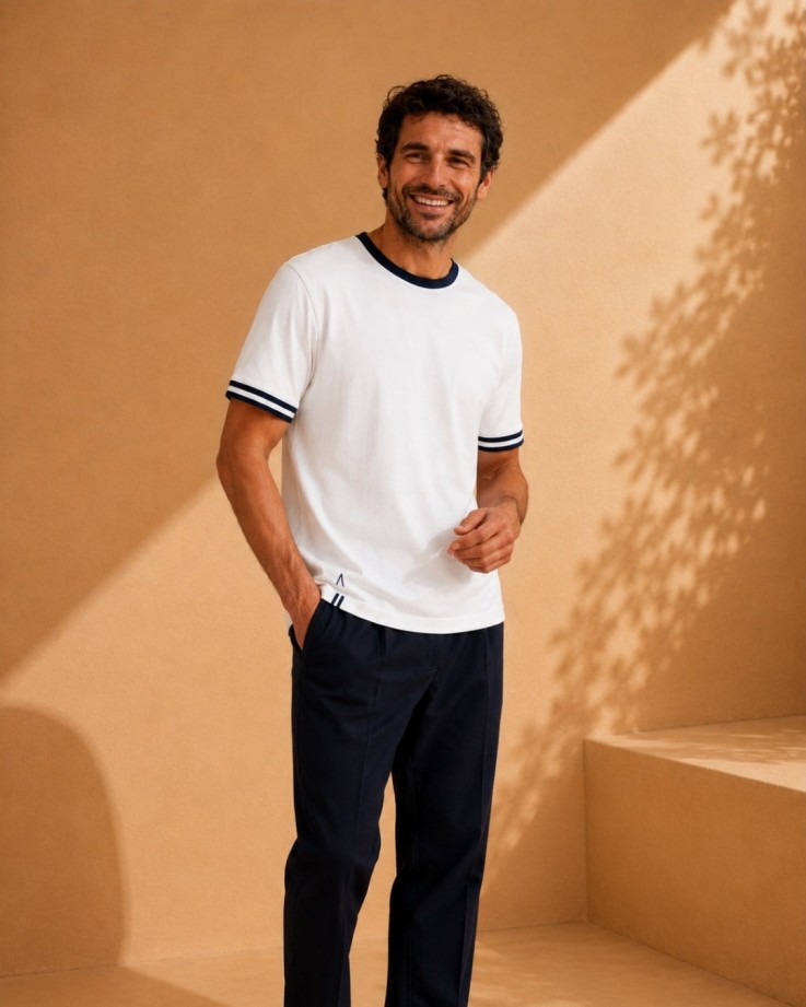 Tee-shirt Albert Coton Bio Crème