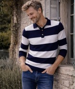 Rayé Bleu Marine