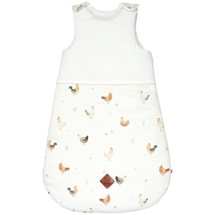 Gigoteuse d'été légère TOG 0.5 satin de coton, GALLINA