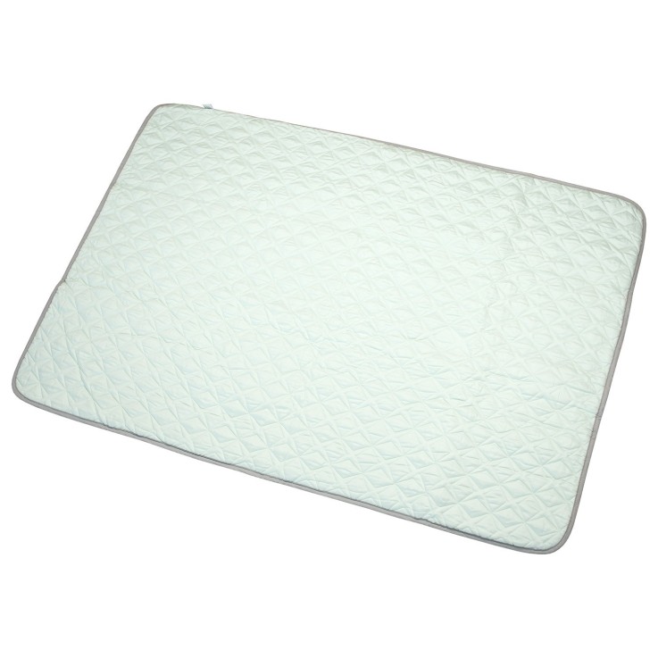 Tapis de parc, tapis d'éveil bébé réversible en coton piqué