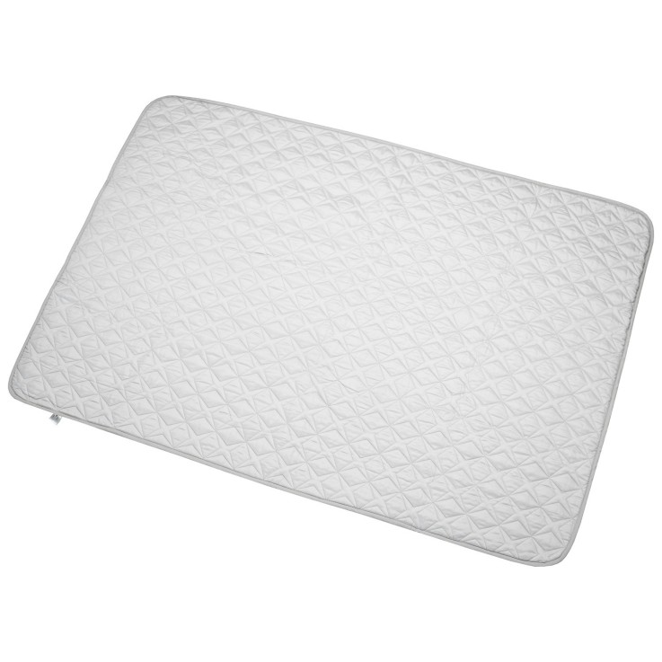 Tapis de parc, tapis d'éveil bébé réversible en coton piqué