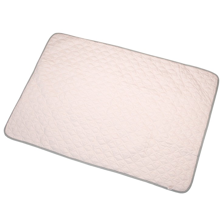 Tapis de parc, tapis d'éveil bébé réversible en coton piqué