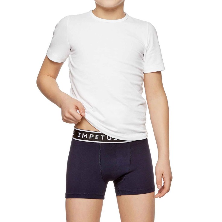 Lot de 2 boxers garçon en coton confortable respirant