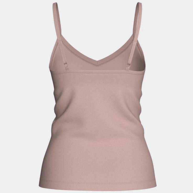 Débardeur vieux rose Lyocell col V confortable respirant