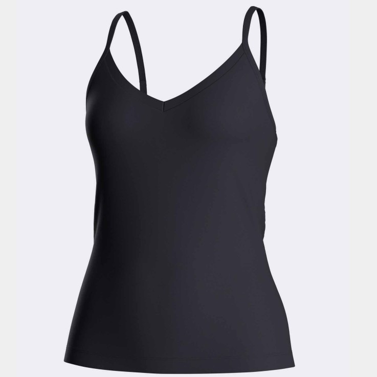 Débardeur bleu marine Lyocell col V confortable respirant