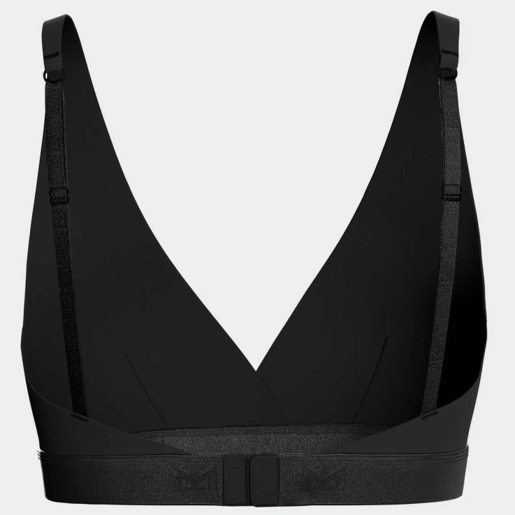 Soutien-gorge triangulaire noir Lyocell sans armature