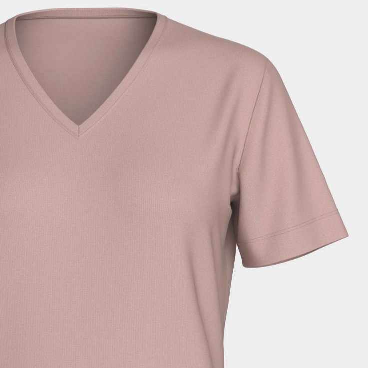 Pyjama vieux rose Lyocell manches courtes confortable respirant