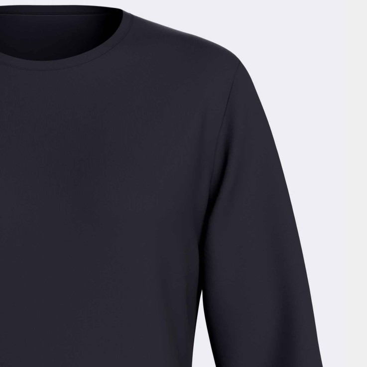 Pyjama bleu marine manches longues Lyocell confortable respirant
