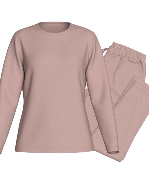 Pyjama vieux rose manches...