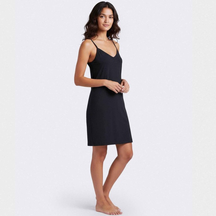 Chemise de nuit bleu marine Lyocell confortable respirante