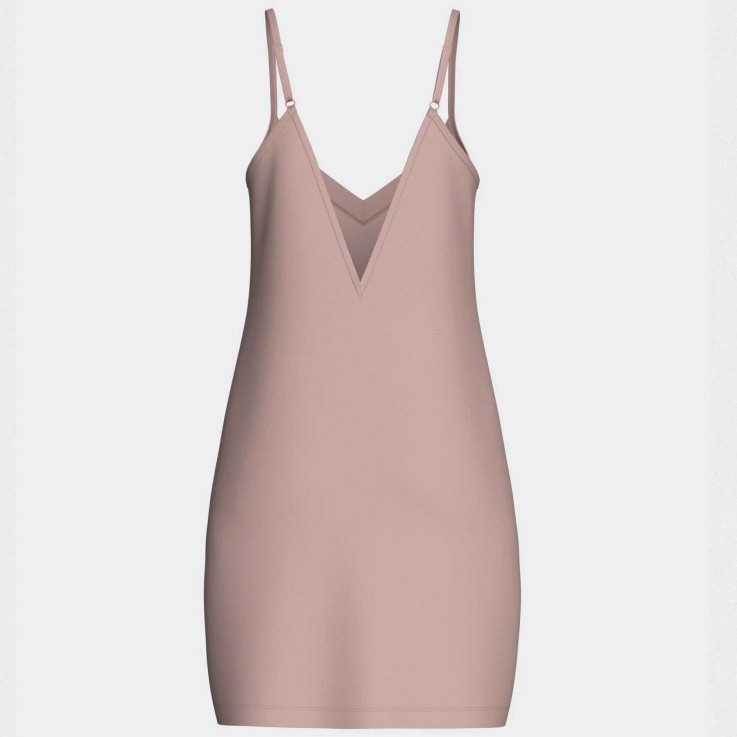 Chemise de nuit vieux rose Lyocell confortable respirante
