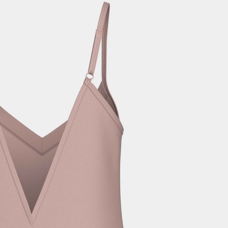 Chemise de nuit vieux rose Lyocell confortable respirante