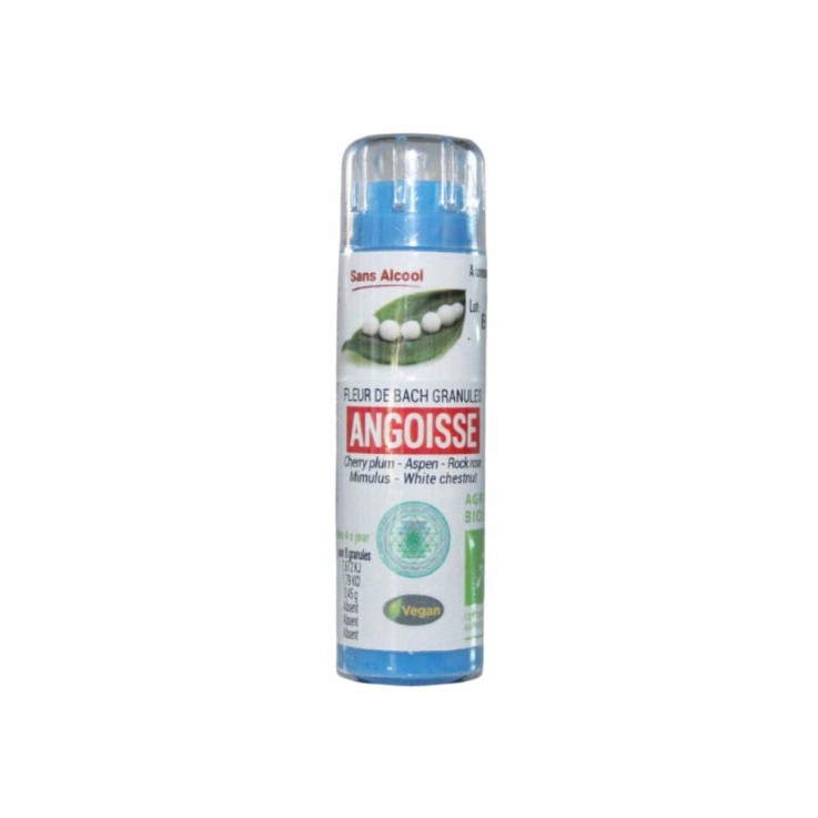 Angoisse - Fleurs de Bach Bio complexe granules sans alcool