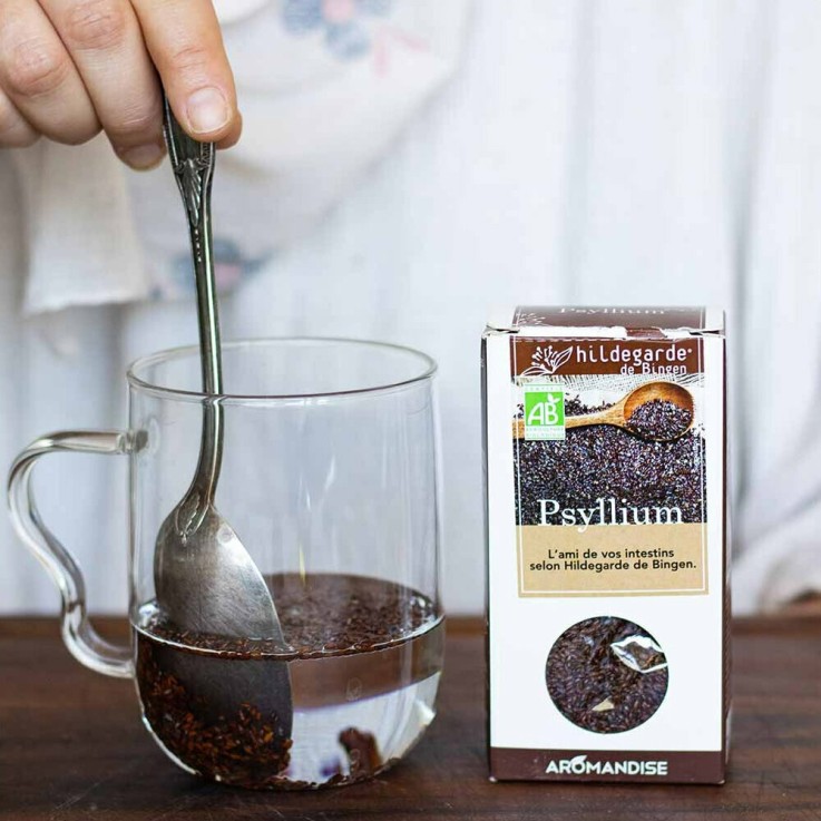 Psyllium Bio noir - Transit intestinal - Boîte de 90g