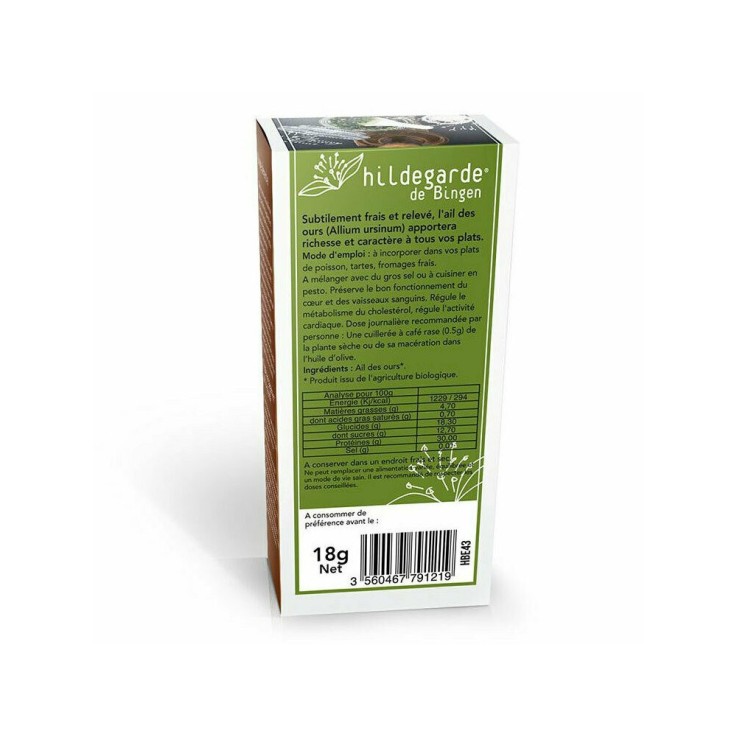 Ail des ours Bio - Boîte de 18g
