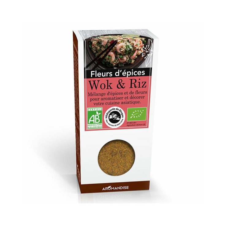 Fleurs d'épices Bio Wok et riz 48g